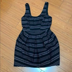 Stripped bubble dress